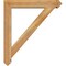 Ekena Millwork Traditional Arts and Crafts Rough Sawn Bracket w/ Offset Brace, Western Red Cedar, 6"W x 32"D x 36"H BKT0604X32X36TRA03RWR - alternate 4